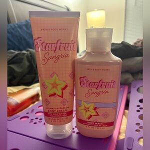 Bath & Body Works Starfruit Sangria Body Care Duo set
